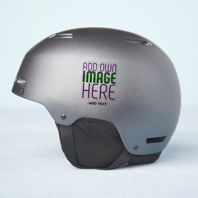 MODERN EDITABLE CLEAR IMAGE TEXT TEMPLATE HELMET (Helmet Side)
