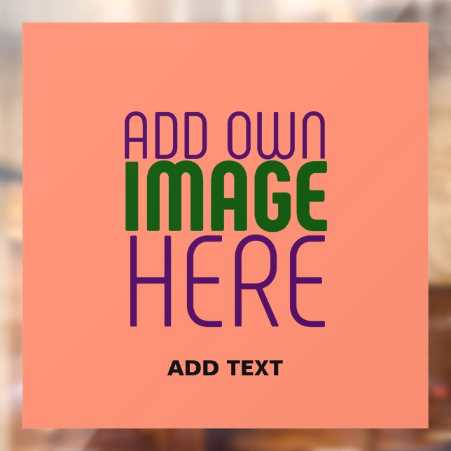 MODERN EDITABLE CORAL ORANGE IMAGE TEXT TEMPLATE (Sheet 2)