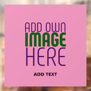 MODERN EDITABLE CUTE HOT PINK IMAGE TEXT TEMPLATE