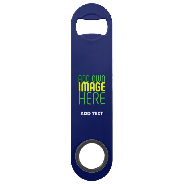 MODERN EDITABLE CUTE NAVY BLUE IMAGE TEXT TEMPLATE (Front)