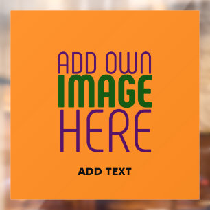 MODERN EDITABLE DARK ORANGE IMAGE TEXT TEMPLATE