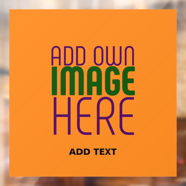 MODERN EDITABLE DARK ORANGE IMAGE TEXT TEMPLATE (Sheet 2)
