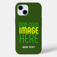 MODERN EDITABLE FOREST GREEN IMAGE TEXT TEMPLATE