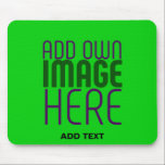 MODERN EDITABLE LIME GREEN IMAGE TEXT TEMPLATE MOUSE PAD<br><div class="desc">THIS IS A DESIGN FITTING FOR CUSTOMERS.YOU CAN CHANGE, RESIZE OR ADD LOGO, PHOTO, TEXT AND COLOURS THE WAY YOU WANT.THANK YOU.</div>