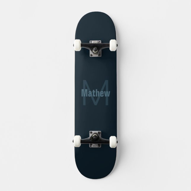 Modern Editable Name Skateboard (Front)