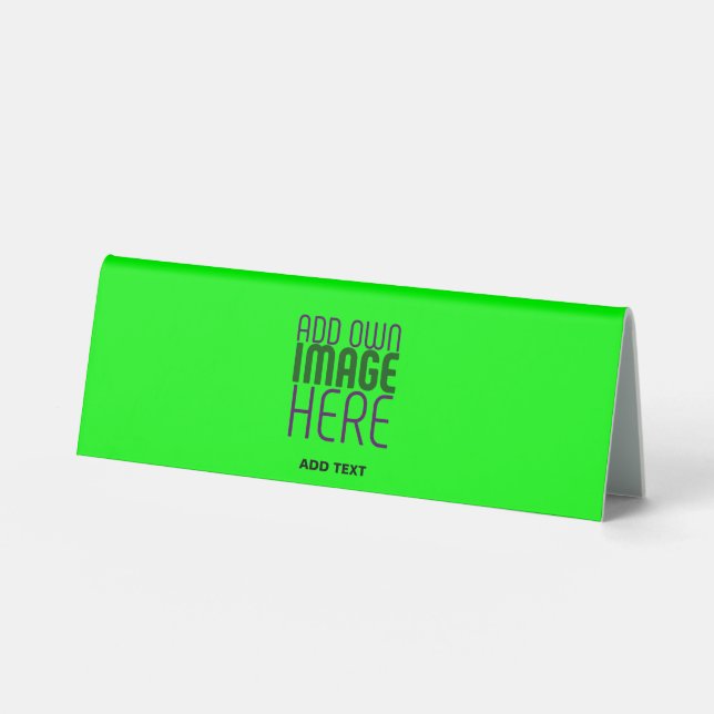 MODERN EDITABLE NEON GREEN IMAGE TEXT TEMPLATE (Front)