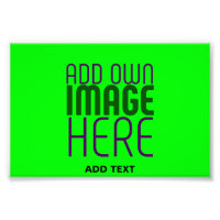 MODERN EDITABLE NEON GREEN IMAGE TEXT TEMPLATE