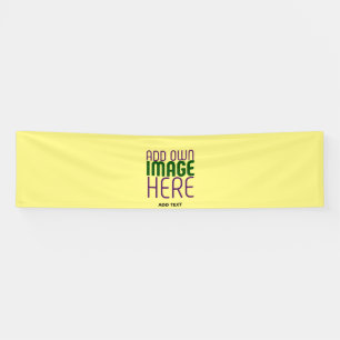 MODERN EDITABLE PASTEL YELLOW IMAGE TEXT TEMPLATE BANNER