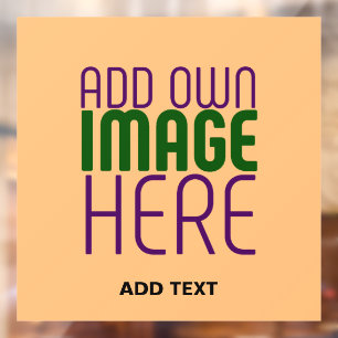 MODERN EDITABLE PEACH ORANGE IMAGE TEXT TEMPLATE