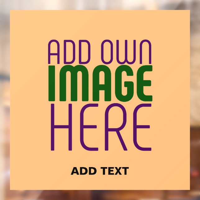 MODERN EDITABLE PEACH ORANGE IMAGE TEXT TEMPLATE (Sheet 2)