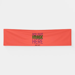 MODERN EDITABLE RED ORANGE IMAGE TEXT TEMPLATE BANNER