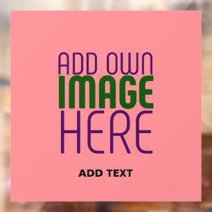 MODERN EDITABLE SALMON PINK IMAGE TEXT TEMPLATE