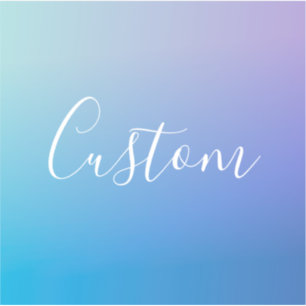 Modern Editable Script Writing   Colourful Ombre