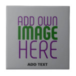 MODERN EDITABLE SIMPLE ASH IMAGE TEXT TEMPLATE CERAMIC TILE<br><div class="desc">THIS IS A DESIGN FITTING FOR CUSTOMERS.YOU CAN CHANGE, RESIZE OR ADD LOGO, PHOTO, TEXT AND COLOURS THE WAY YOU WANT.THANK YOU.</div>