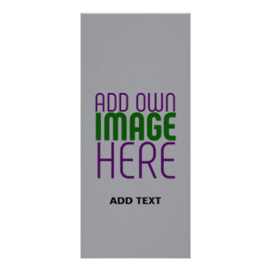 MODERN EDITABLE SIMPLE ASH IMAGE TEXT TEMPLATE RACK CARD