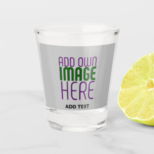 MODERN EDITABLE SIMPLE ASH IMAGE TEXT TEMPLATE SHOT GLASS