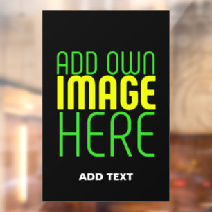 MODERN EDITABLE SIMPLE BLACK IMAGE TEXT TEMPLATE