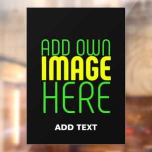 MODERN EDITABLE SIMPLE BLACK IMAGE TEXT TEMPLATE