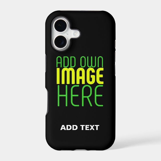 MODERN EDITABLE SIMPLE BLACK IMAGE TEXT TEMPLATE (Back)