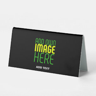 MODERN EDITABLE SIMPLE BLACK IMAGE TEXT TEMPLATE