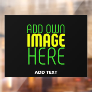 MODERN EDITABLE SIMPLE BLACK IMAGE TEXT TEMPLATE