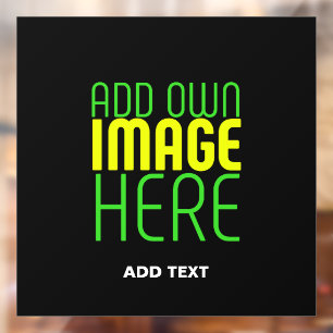MODERN EDITABLE SIMPLE BLACK IMAGE TEXT TEMPLATE