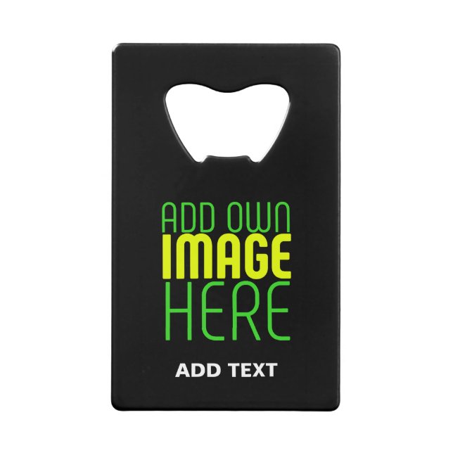 MODERN EDITABLE SIMPLE BLACK IMAGE TEXT TEMPLATE (Front)