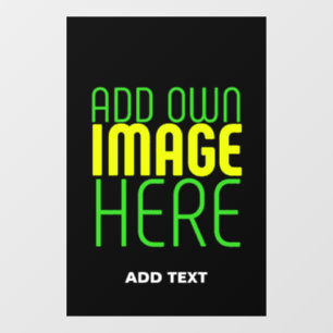 MODERN EDITABLE SIMPLE BLACK IMAGE TEXT TEMPLATE