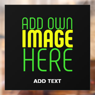 MODERN EDITABLE SIMPLE BLACK IMAGE TEXT TEMPLATE