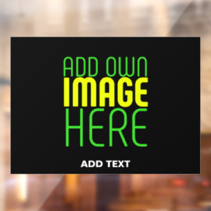 MODERN EDITABLE SIMPLE BLACK IMAGE TEXT TEMPLATE