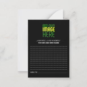 MODERN EDITABLE SIMPLE BLACK IMAGE TEXT TEMPLATE