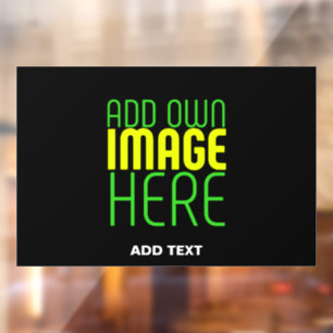 MODERN EDITABLE SIMPLE BLACK IMAGE TEXT TEMPLATE