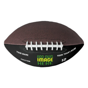 MODERN EDITABLE SIMPLE BLACK IMAGE TEXT TEMPLATE FOOTBALL
