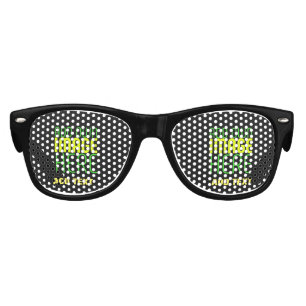 MODERN EDITABLE SIMPLE BLACK IMAGE TEXT TEMPLATE KIDS SUNGLASSES