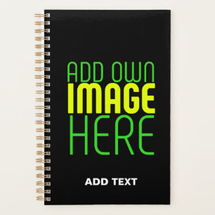 MODERN EDITABLE SIMPLE BLACK IMAGE TEXT TEMPLATE PLANNER