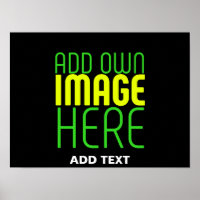 MODERN EDITABLE SIMPLE BLACK IMAGE TEXT TEMPLATE