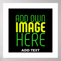 MODERN EDITABLE SIMPLE BLACK IMAGE TEXT TEMPLATE