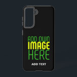 MODERN EDITABLE SIMPLE BLACK IMAGE TEXT TEMPLATE SAMSUNG GALAXY CASE<br><div class="desc">THIS IS A DESIGN FITTING FOR CUSTOMERS.YOU CAN CHANGE, RESIZE OR ADD LOGO, PHOTO, TEXT AND COLOURS THE WAY YOU WANT.THANK YOU.</div>