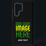MODERN EDITABLE SIMPLE BLACK IMAGE TEXT TEMPLATE SAMSUNG GALAXY CASE<br><div class="desc">THIS IS A DESIGN FITTING FOR CUSTOMERS.YOU CAN CHANGE, RESIZE OR ADD LOGO, PHOTO, TEXT AND COLOURS THE WAY YOU WANT.THANK YOU.</div>
