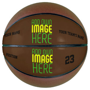 MODERN EDITABLE SIMPLE BROWN IMAGE TEXT TEMPLATE BASKETBALL