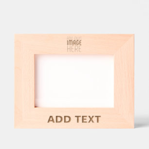 MODERN EDITABLE SIMPLE BROWN IMAGE TEXT TEMPLATE ETCHED FRAMES