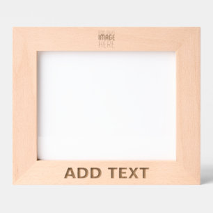 MODERN EDITABLE SIMPLE BROWN IMAGE TEXT TEMPLATE ETCHED FRAMES