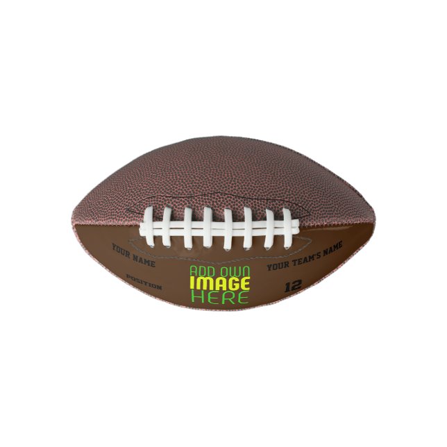 MODERN EDITABLE SIMPLE BROWN IMAGE TEXT TEMPLATE FOOTBALL (Front)