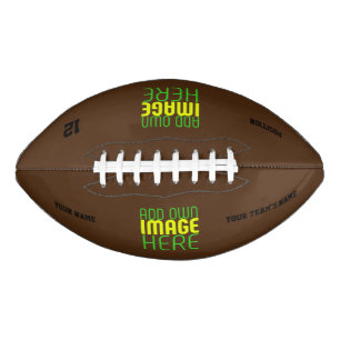 MODERN EDITABLE SIMPLE BROWN IMAGE TEXT TEMPLATE FOOTBALL