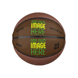 MODERN EDITABLE SIMPLE BROWN IMAGE TEXT TEMPLATE MINI BASKETBALL