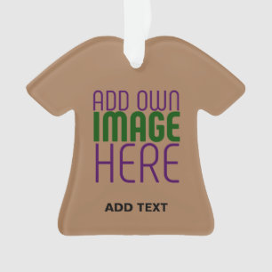 MODERN EDITABLE SIMPLE BROWN IMAGE TEXT TEMPLATE ORNAMENT