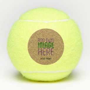 MODERN EDITABLE SIMPLE BROWN IMAGE TEXT TEMPLATE TENNIS BALLS