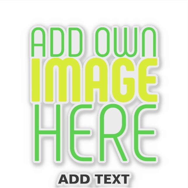 MODERN EDITABLE SIMPLE CLEAR IMAGE TEXT TEMPLATE (Front)