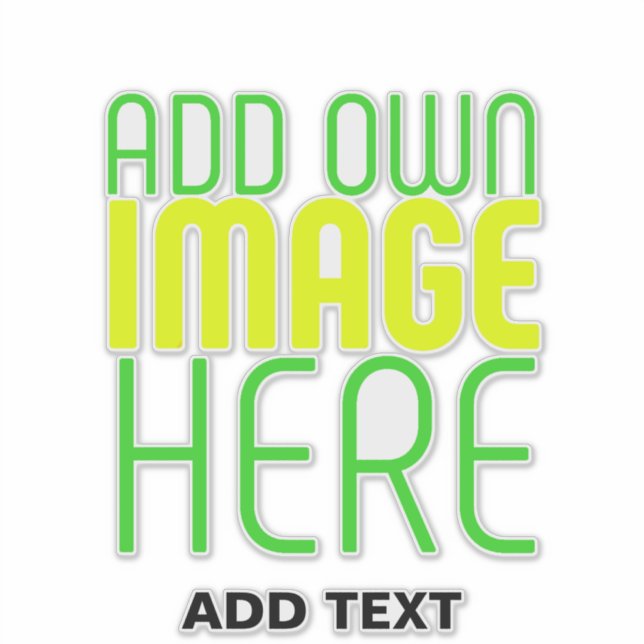 MODERN EDITABLE SIMPLE CLEAR IMAGE TEXT TEMPLATE (Front)