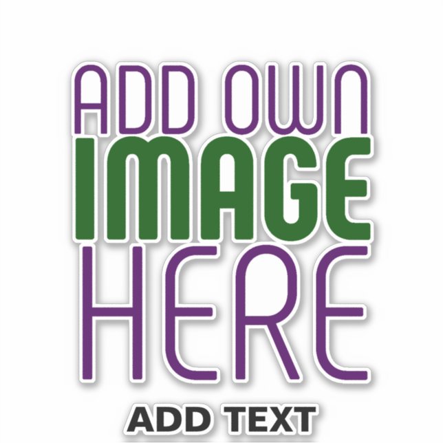 MODERN EDITABLE SIMPLE CLEAR IMAGE TEXT TEMPLATE (Front)